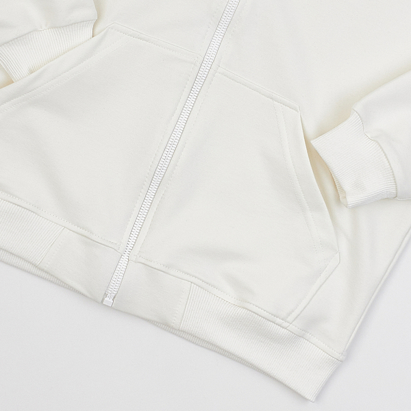 Спортивна кофта Garnamama худи большое на молнии + с наклейкой Anime 122-128 Молоко (1056269.1421306) - Pampik - 4