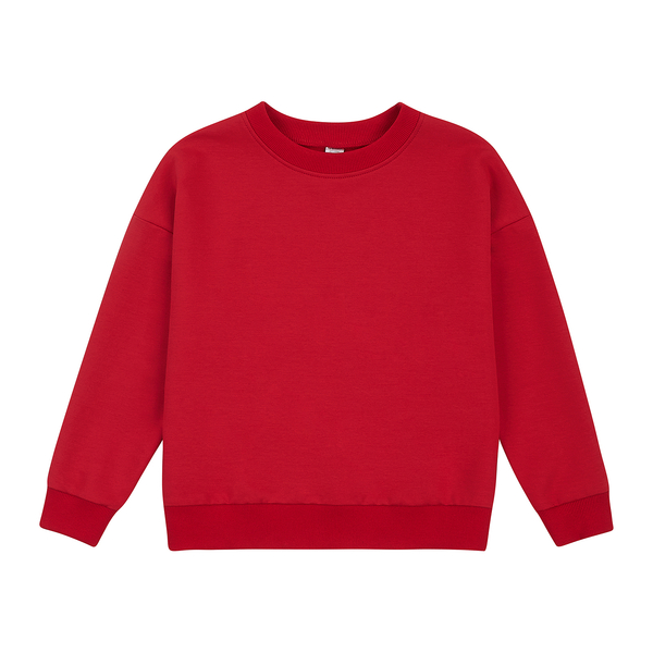Світшот Garnamama Basic Sweatshirt 2-х нитка 122 Червоний (1066978.1303609) - Pampik