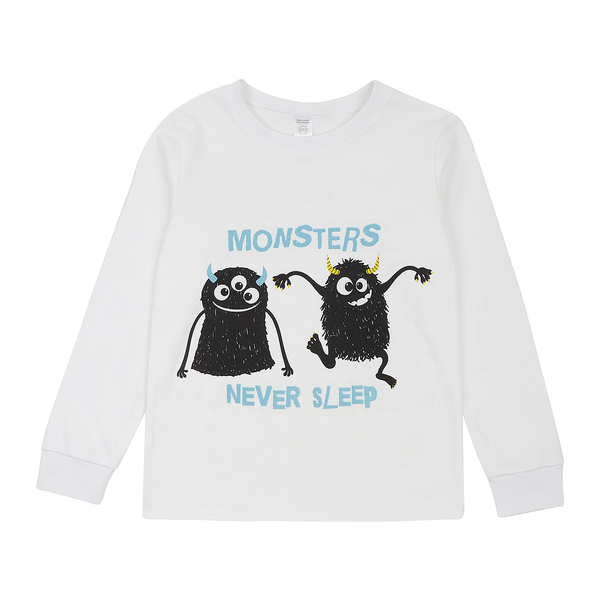 Светящаяся пижама Garnamama Neon PG 128 Белый Зеленый (1030835.5084190) - Pampik - 9