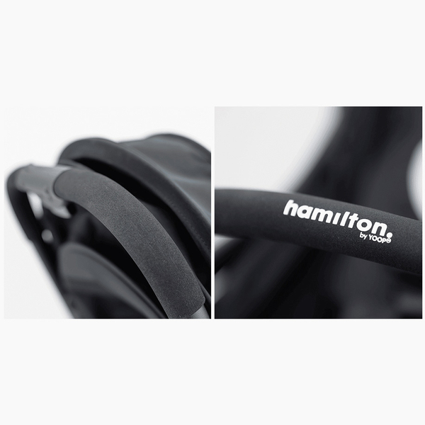 Прогулянкова коляска Hamilton by Yoop S1 Black (65252) - Pampik - 6