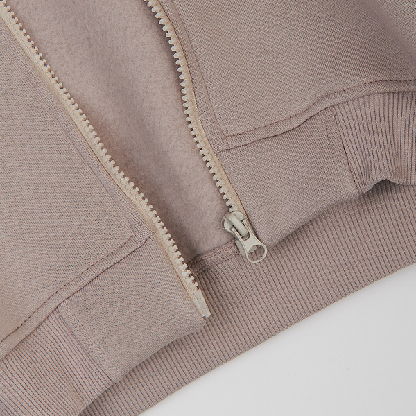 Спортивний костюм на флісі Garnamama Oversize sport zip 152 Бежевий (1043599.1408661) - Pampik - 15