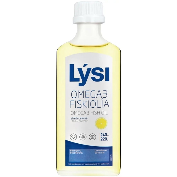 Омега-3 Lysi жирные кислоты EPA/DHA, в жидкости со вкусом лимона, 240 мл - Pampik - 2