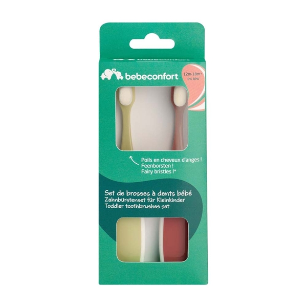 Набір зубних щіточок Bebe Confort, 12-18 мес., 2 шт. - Pampik - 3