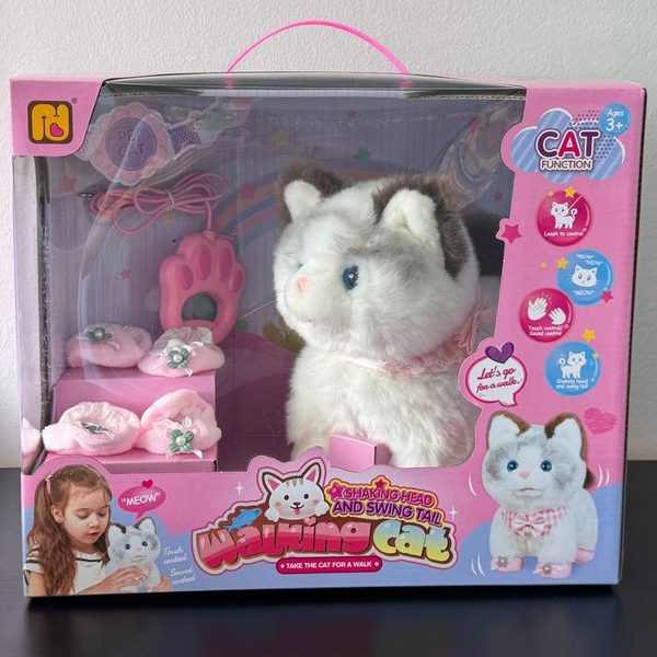 Інтерактивна м'яка іграшка AiDA Cute Cat (AD933-87E) - Pampik - 6