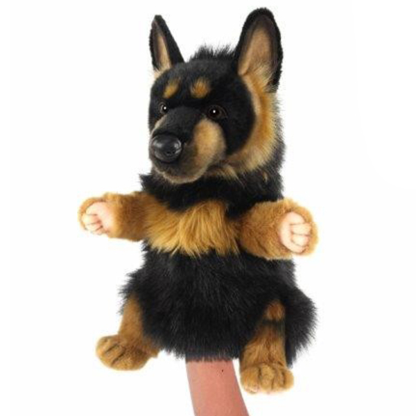 М'яка іграшка на руку Hansa Puppet Німецька вівчарка, 33 см (84475) - Pampik