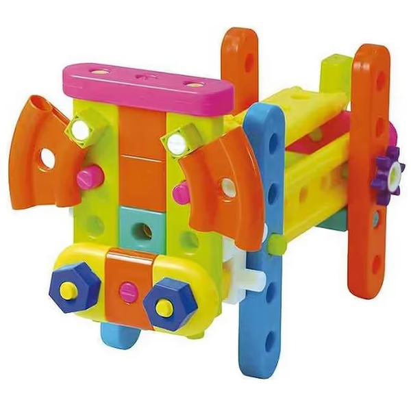 Конструктор Gigo Юний інженер Міні-зоопарк, 80 деталей (7360) - Pampik - 4