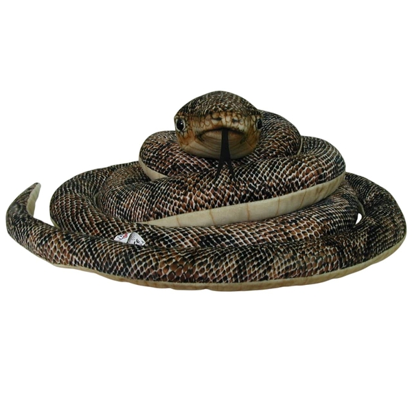 М'яка іграшка Hansa Змія з дитинчам коричнева, 65 см (41775) - Pampik