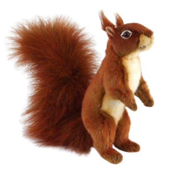 Мягкая игрушка Hansa Рыжая белка, 22 см (84079) - Pampik