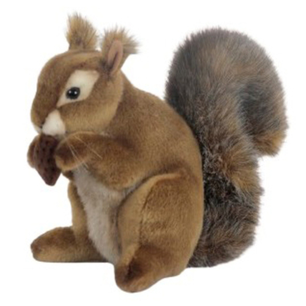 М'яка іграшка Hansa Білка з горішком, 22 см (2037) - Pampik