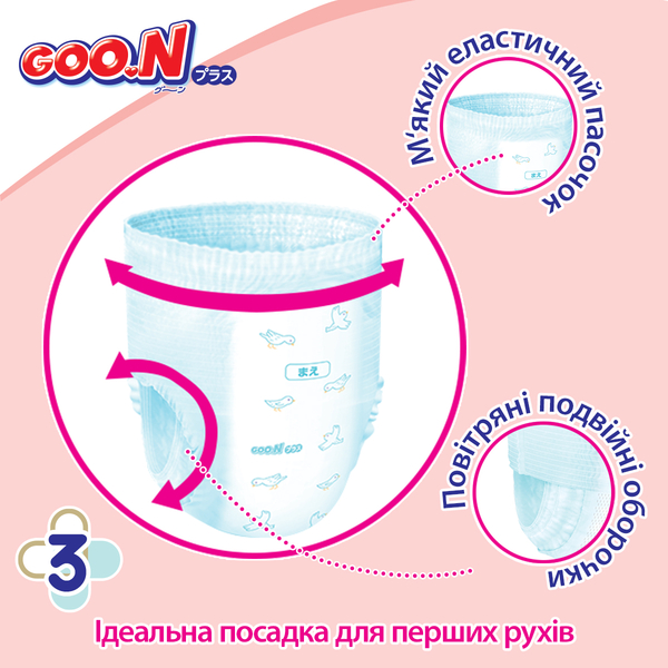 Підгузки-трусики Goo.N Plus 6/XXL (13-28 кг), 28 шт. - Pampik - 5