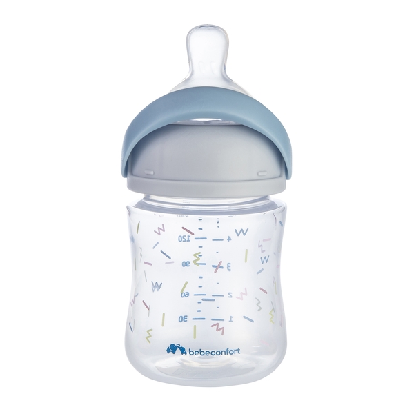 Пляшечка для годування Bebe Confort Physio Air Confort Blue 0+, 150 мл (3102202150) - Pampik - 3