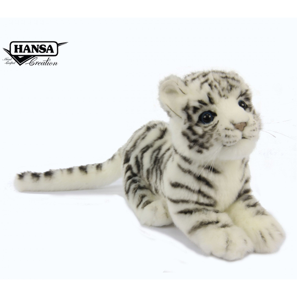 М'яка іграшка Hansa Біле тигреня, 26 см (4089) - Pampik - 2