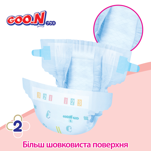 Підгузки на липучках Goo.N Plus 3/М (6-11 кг), 52 шт. - Pampik - 4