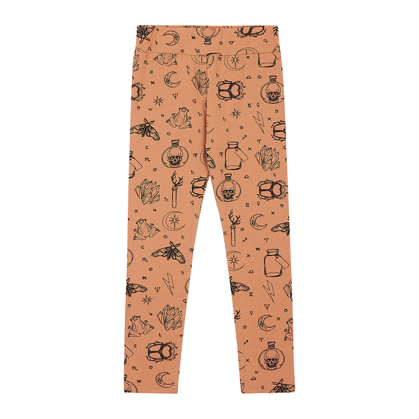 Лосини Garnamama Lasting leggings 146 Бежевый Черный (1062733.1353388) - Pampik