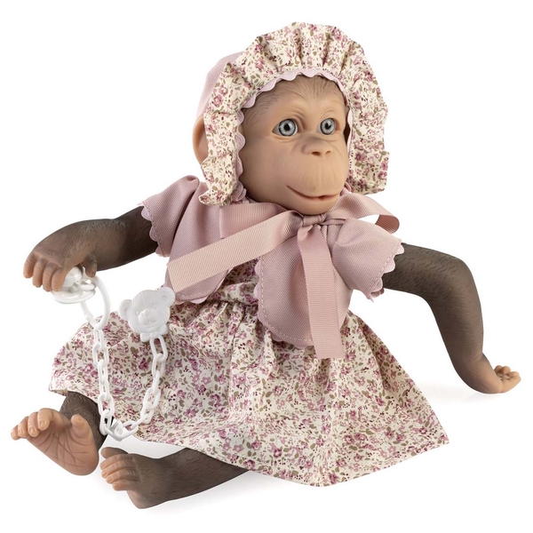 Игровой набор Munecas De Cuna Обезьянка Лола в чепчике, 36 см (42451) - Pampik