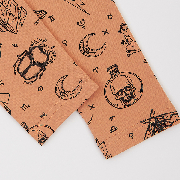 Лосини Garnamama Lasting leggings 146 Бежевый Черный (1062733.1353388) - Pampik - 4