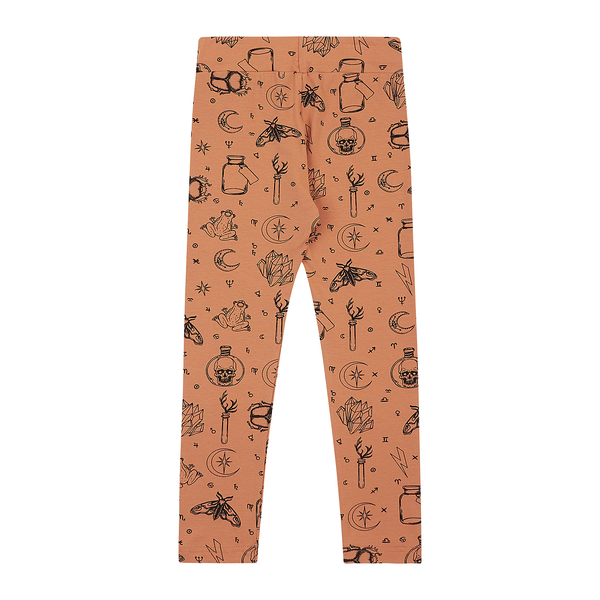 Лосини Garnamama Lasting leggings 128 Бежевий Чорний (1062730.1353388) - Pampik - 2