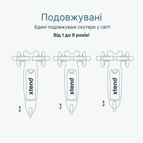 Самокат SmarTrike Xtend Mini-ride Blue (2501301) - Pampik - 4