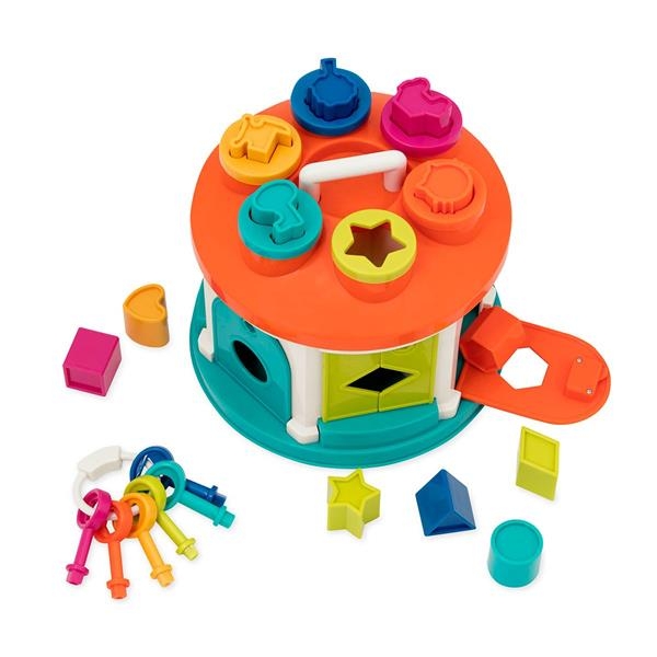 Сортер Battat Умный домик 12 форм (BT4580Z) - Pampik - 4