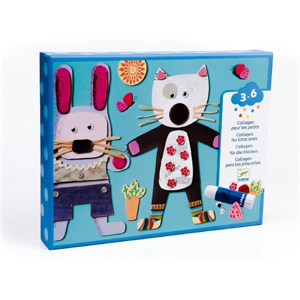 Набір для аплікації Djeco Колаж для найменших (DJ08664) - Pampik - 4