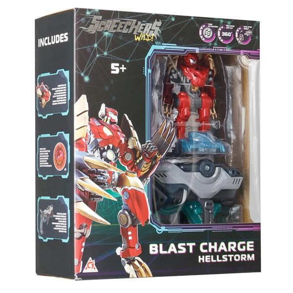 Машинка-трансформер Screechers Wild S5 L1 Хелшторм (EU686112) - Pampik - 17