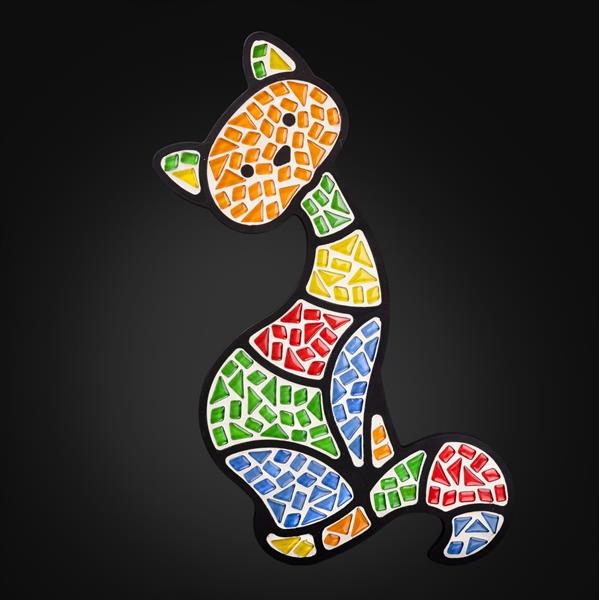 Набор для стеклянной мозаики Mosaaro Кот (MA3002) - Pampik - 2