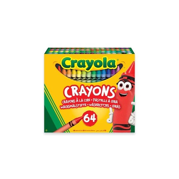 Набор воскового мела Crayola Crayons 64 цвета (52-6448) - Pampik - 3