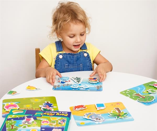 Игра с липучками Vladi Toys Какое время года (VT1302-25) - Pampik