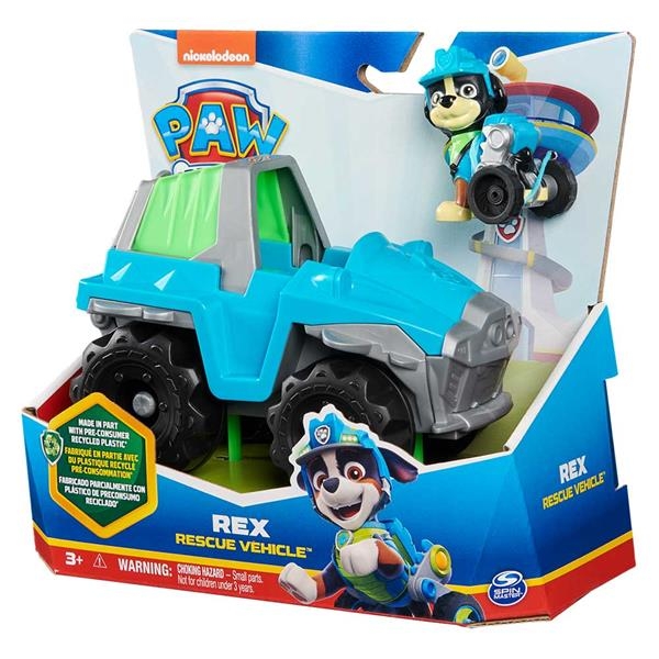 Игровой набор Paw Patrol Спасательный автомобиль с водителем Рексом (SM16775/2886) - Pampik - 8