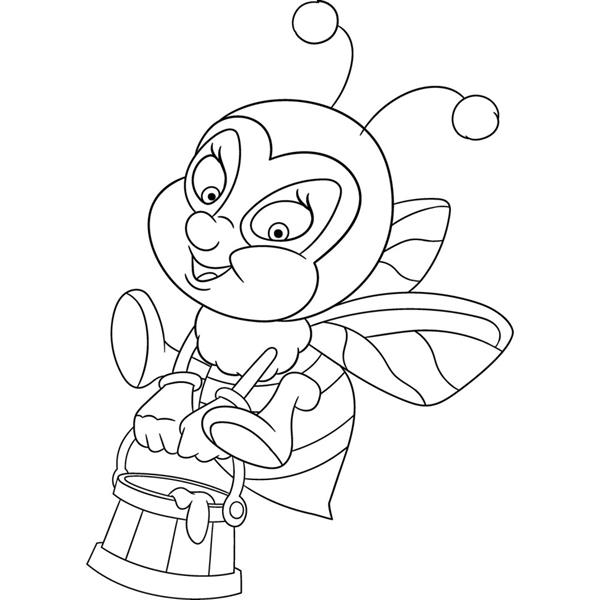 Детская раскраска ArtCraft Пчелка 25х30 см (15045-AC) - Pampik - 2