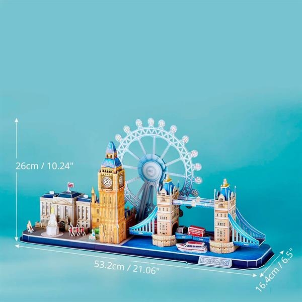 3D пазл CubicFun City Line Лондон (MC253h) - Pampik - 5