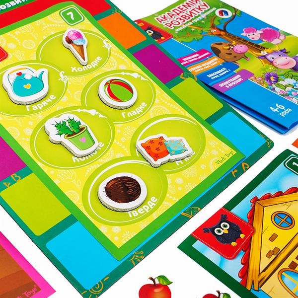 Навчальний набір Vladi Toys Властивості та ознаки з магнітною дошкою (VT5412-03) - Pampik - 6