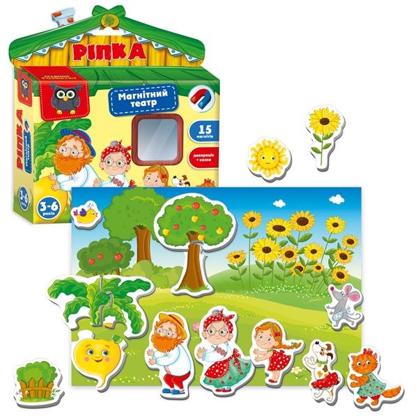Магнитный театр Vladi Toys Репка (VT3206-29) - Pampik - 3