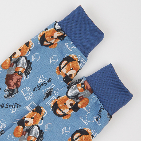 Піжама утеплена Ляля К3ФТ118 К3ФТ143 К3ФТ152 К3ФТ153 футер 146 Синий (1073116.11844634) - Pampik - 5