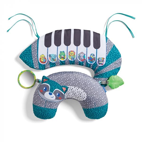 Розвиваюча іграшка Infantino Подушка-рояль 3 в 1 Єнот (313021I) - Pampik - 2