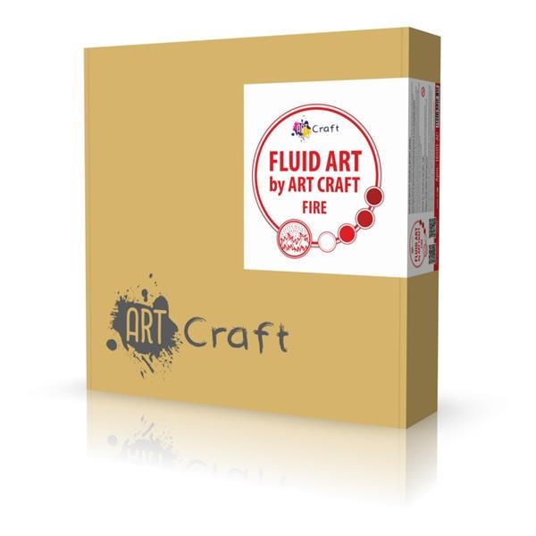 Набор для творчества Art Craft Fluid Art Огонь (16501-AC) - Pampik