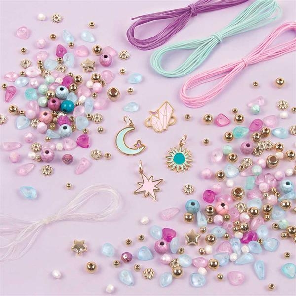 Набор для создания шарм-браслетов Make it Real Небесные камешки 270 эл. (MR1322) - Pampik - 6