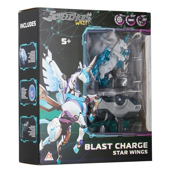 Машинка-трансформер Screechers Wild S5 L1 Стар Уингс (EU686113) - Pampik - 20