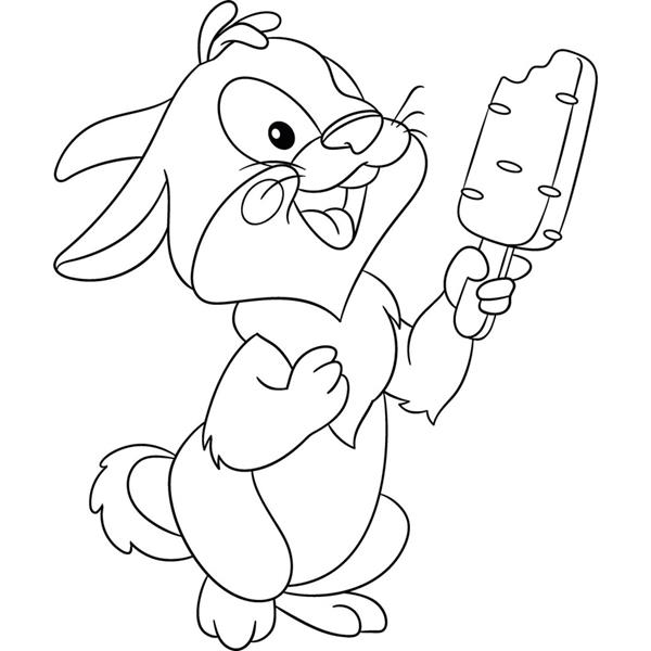 Детская раскраска ArtCraft Зайка 25х30 см (15081-AC) - Pampik - 2