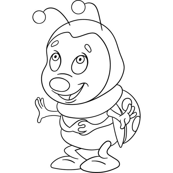 Дитяча розмальовка ArtCraft Жук сонечко 25х30 см (15049-AC) - Pampik - 2