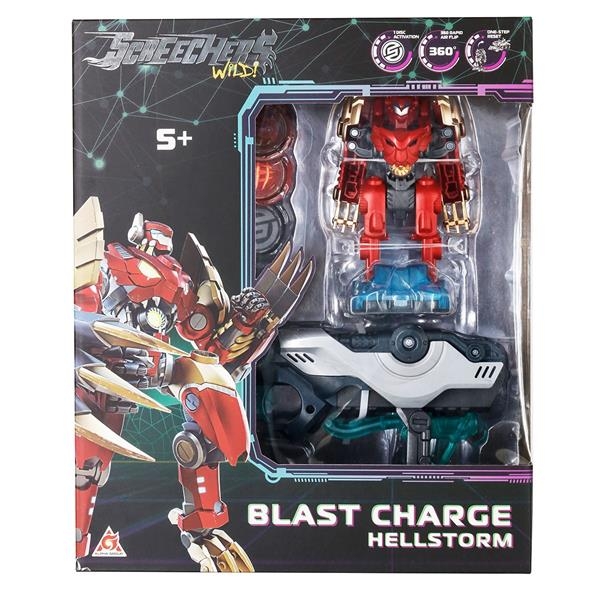 Машинка-трансформер Screechers Wild S5 L1 Хелшторм (EU686112) - Pampik - 9