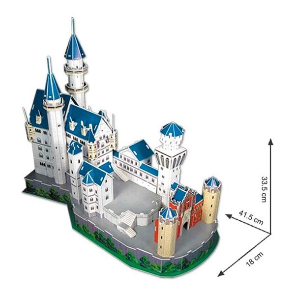 3D пазл CubicFun National Geographic Замок Нойшванштайн (DS0990h) - Pampik - 3
