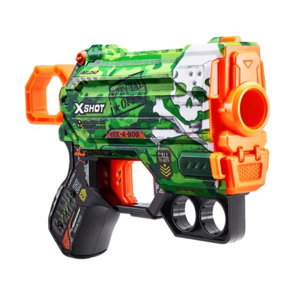 Быстрострельный бластер X-Shot Skins Menace Camo 8 патронов (36515A) - Pampik - 4