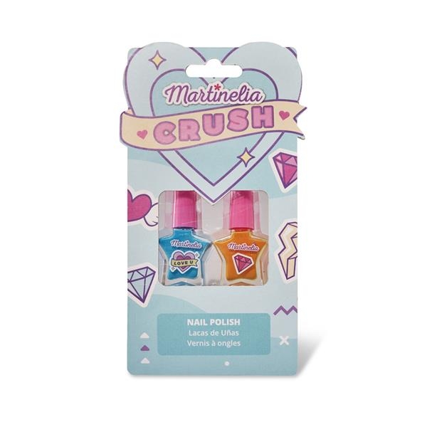 Набор лаков для ногтей Martinelia 2 шт. голубой и оранжевый (11102-blue) - Pampik