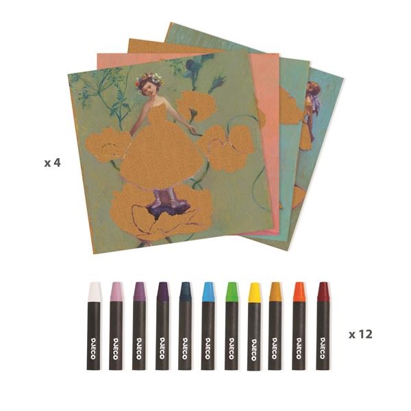 Набір для малювання Djeco Балерина (DJ09381) - Pampik - 2