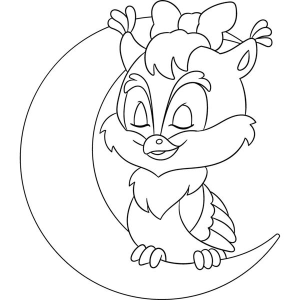 Детская раскраска ArtCraft Совенок 25х30 см (15113-AC) - Pampik - 2