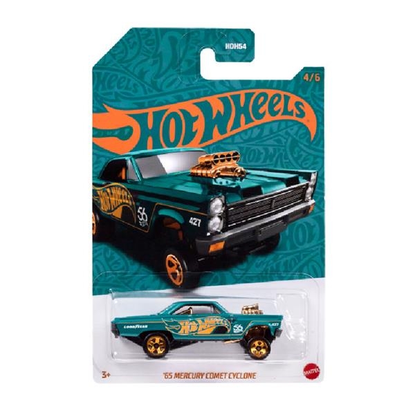 Машинка Hot Wheels Жемчужные и хромированные 65 Mercury Comet Cyclone (HDH54-HVW98) - Pampik