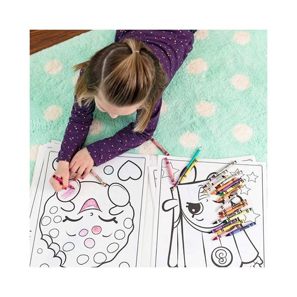 Набор воскового мела Crayola Crayons 64 цвета (52-6448) - Pampik - 8