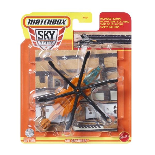 Самолет Matchbox Sky Busters Air Grabber с ковриком для игры (HHT34-HVM53) - Pampik