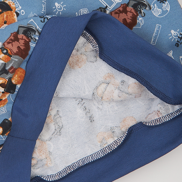 Пижама утепленная Ляля К3ФТ118 К3ФТ143 К3ФТ152 К3ФТ153 футер 158 Синий (1073118.11844634) - Pampik - 6